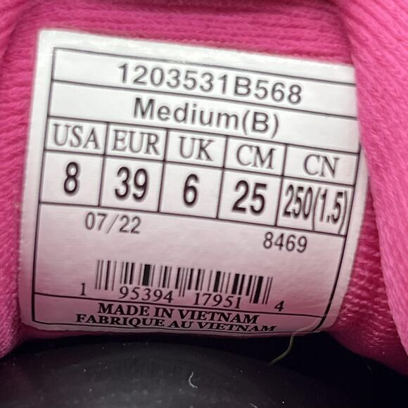 Brooks Adrenaline GTS 22 Running Shoes Women Size 8 Magenta Comfort Low Sneakers - Picture 9 of 9